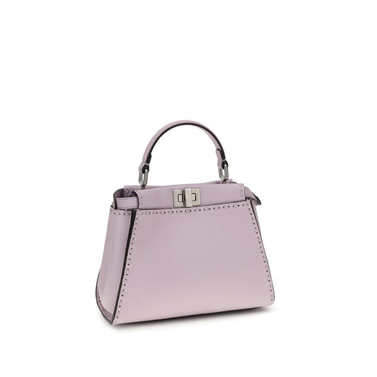 Fendi Purple Calf Leather Bos Taurus Handbag