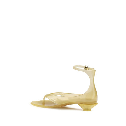 Chloé Beige Polyurethane Flat Sandals