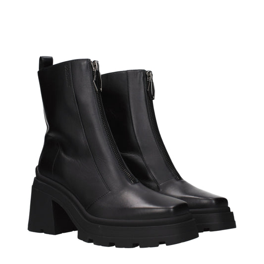 Jimmy Choo Black Leather Ankle Boots