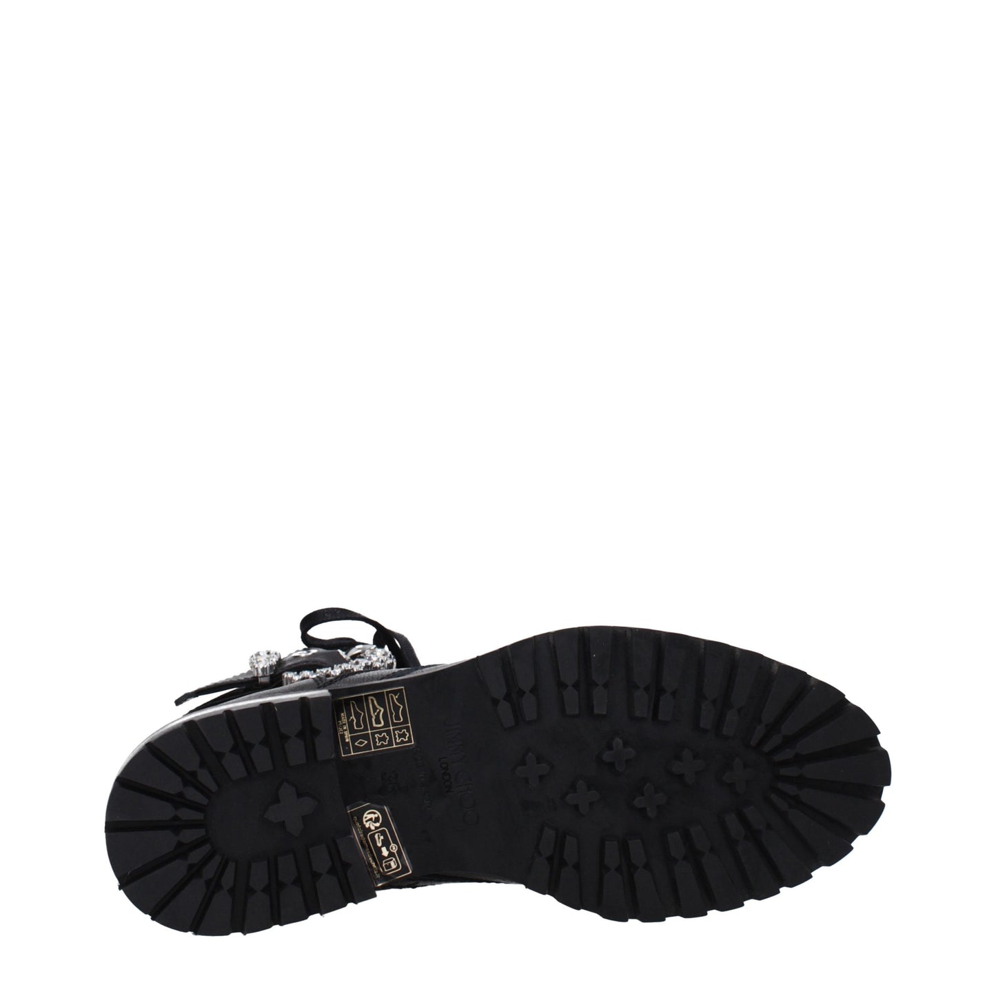 Jimmy Choo Black Leather Ankle Boots