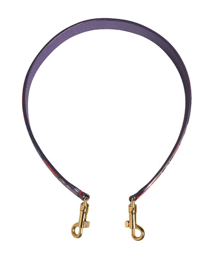 Dolce & Gabbana Multicolor Floral Leather Bag Accessory Shoulder Strap