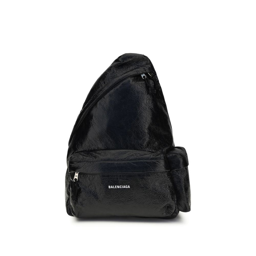 Balenciaga Black Nylon Backpack