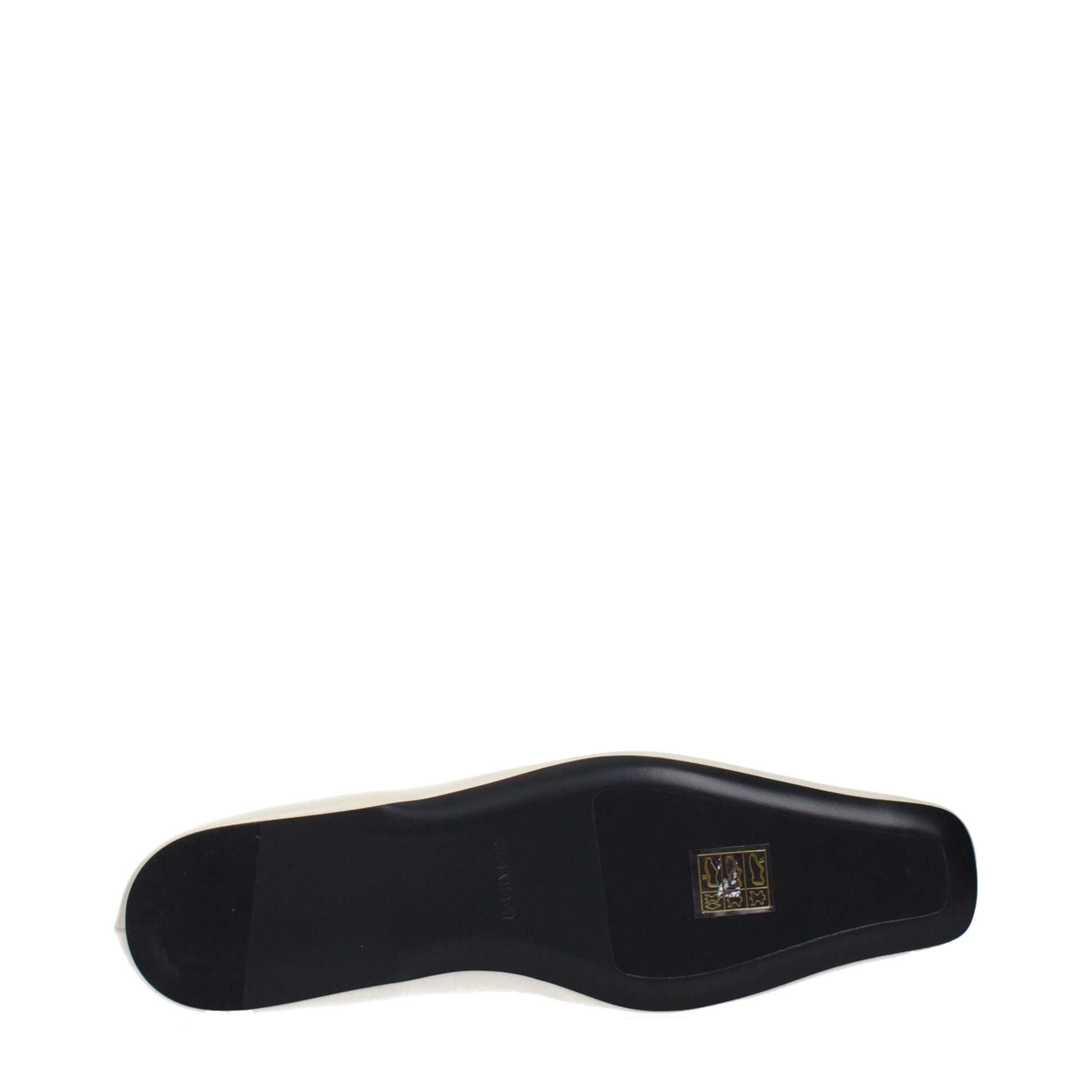Jil Sander Beige Leather Ballet Flats