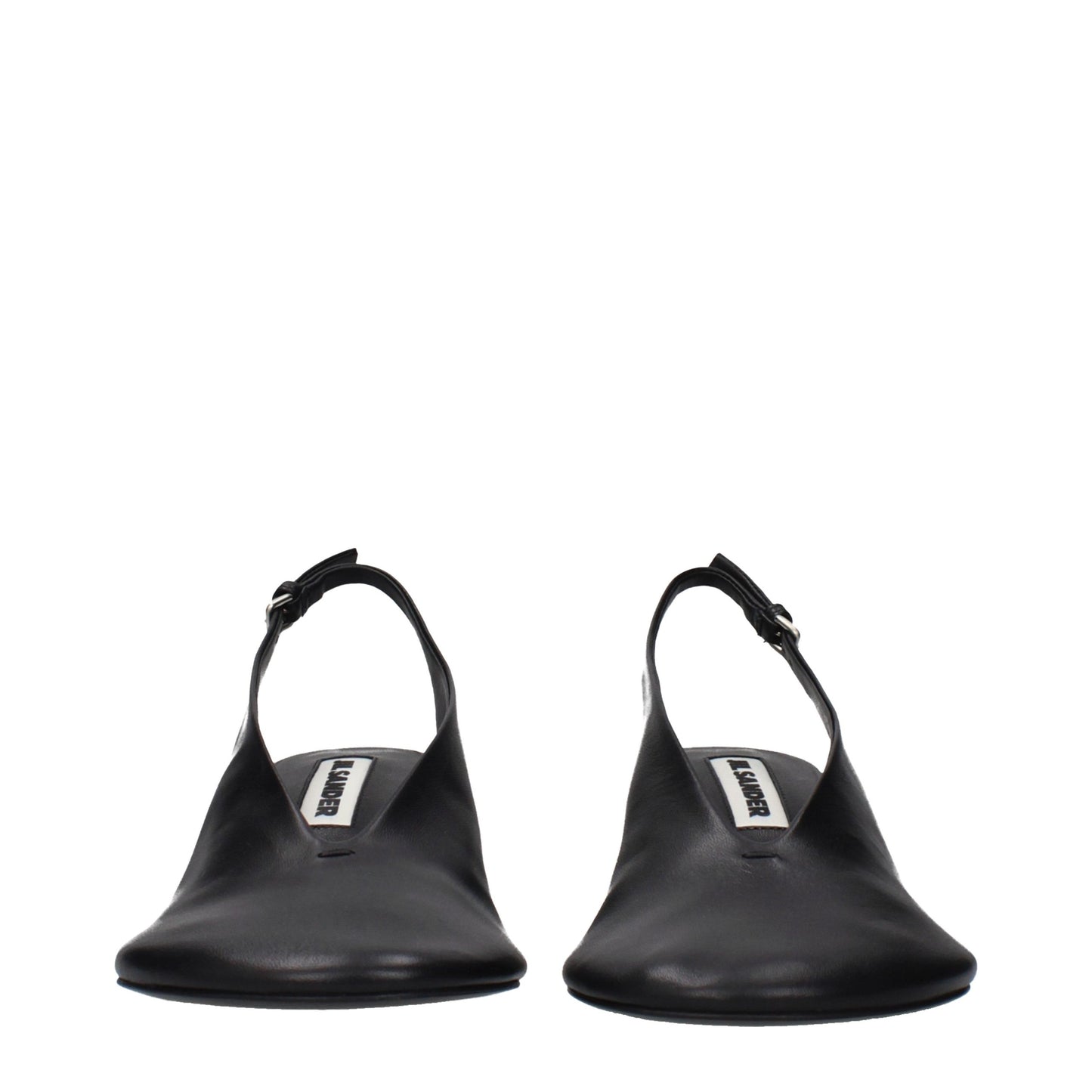 Jil Sander Black Leather Pumps