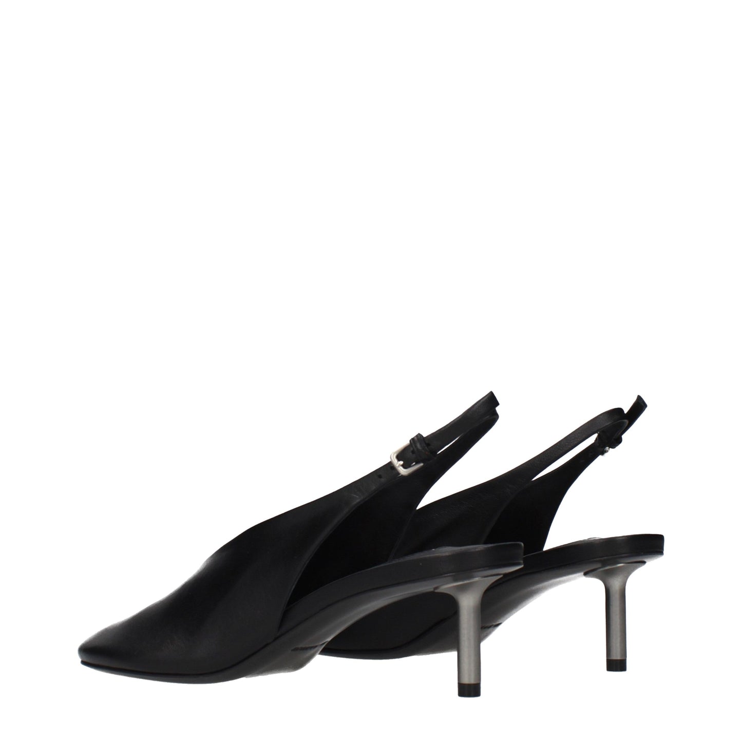 Jil Sander Black Leather Pumps