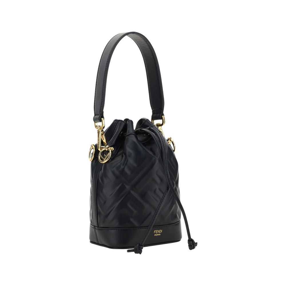 Fendi Black Polyamide Backet Bag