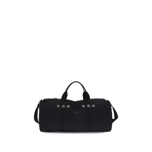 Prada Black Cotton Luggage And Travel