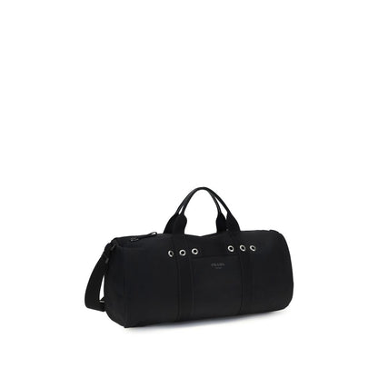 Prada Black Cotton Luggage And Travel