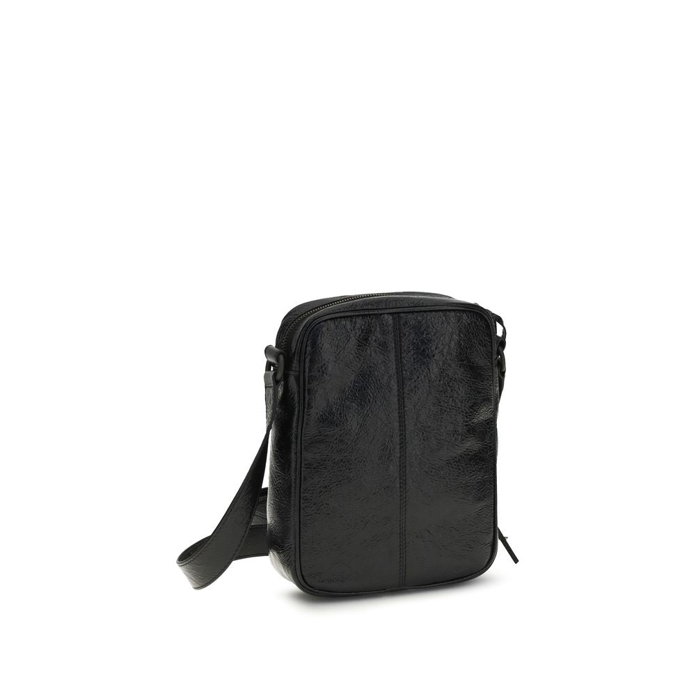 Balenciaga Black Lamb Ovis Aries Aries Shoulder Bag