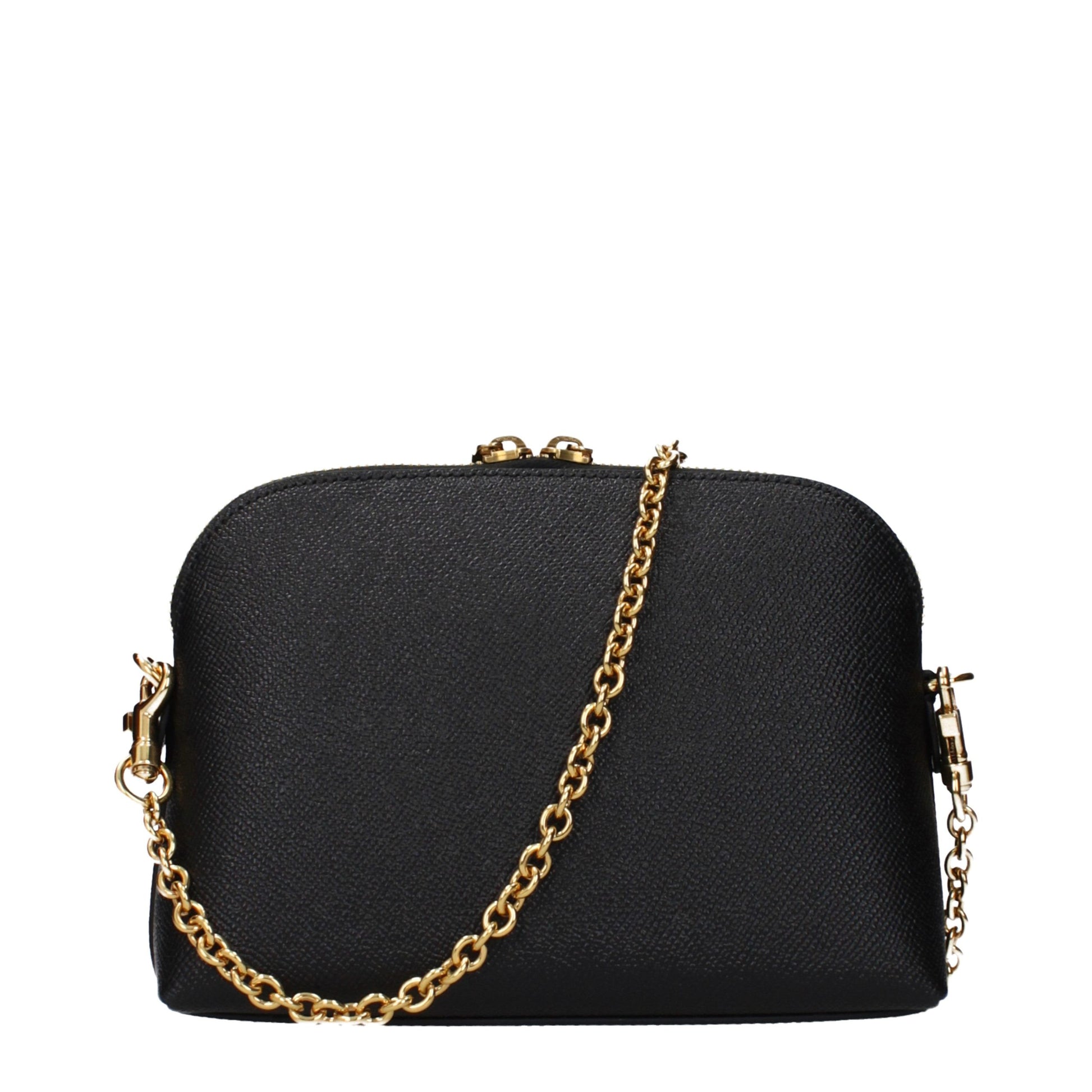 Dolce & Gabbana Black Leather Shoulder Bag
