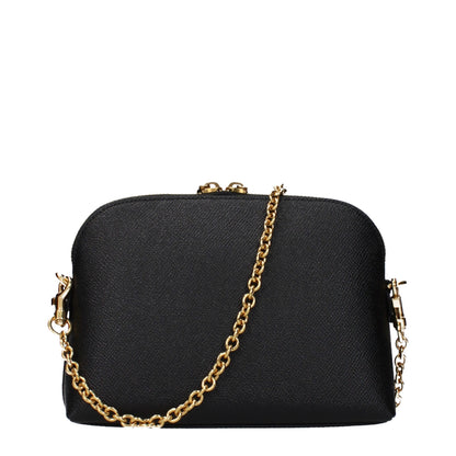 Dolce & Gabbana Black Leather Shoulder Bag