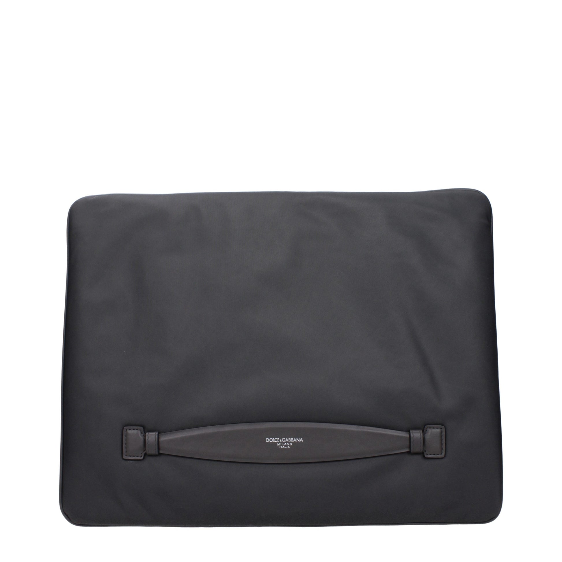 Dolce & Gabbana Gray Fabric Clutch Bag