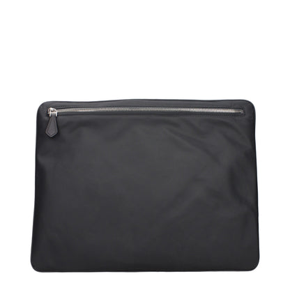 Dolce & Gabbana Gray Fabric Clutch Bag