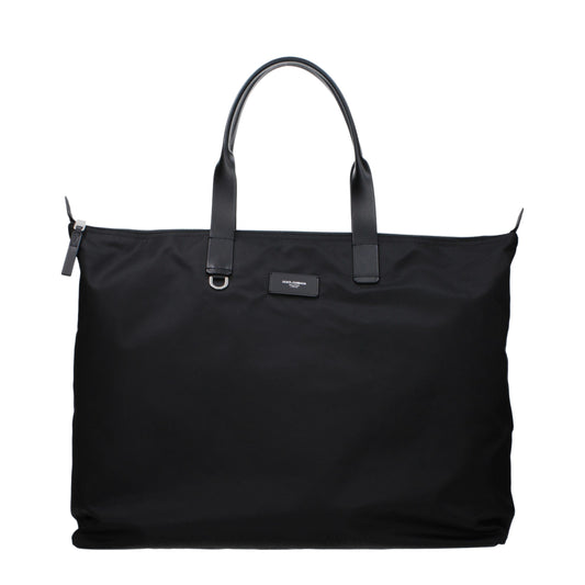 Dolce & Gabbana Black Nylon Shoulder Bag