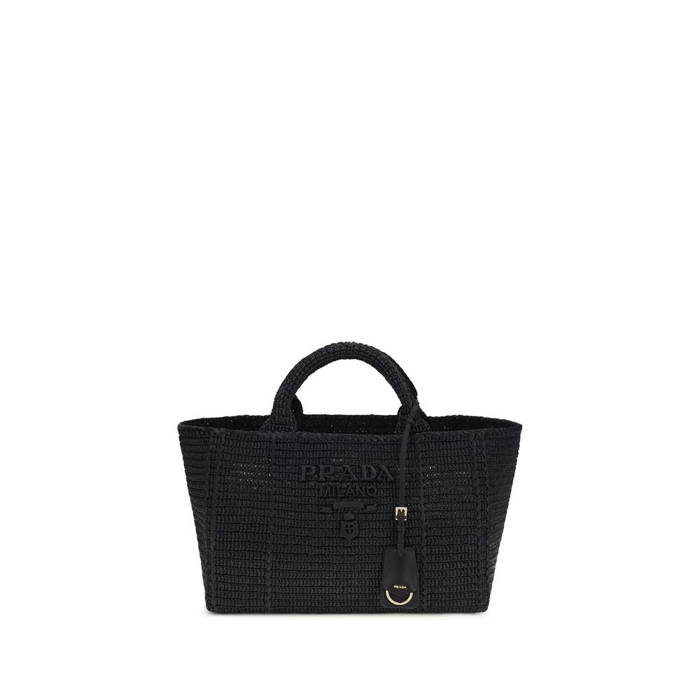 Prada Black Viscose Shoulder Bag