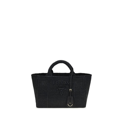 Prada Black Viscose Shoulder Bag