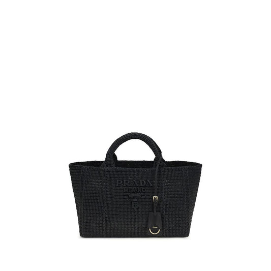 Prada Black Viscose Shoulder Bag