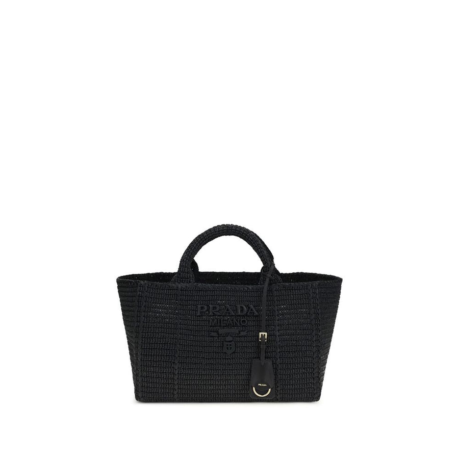 Prada Black Viscose Shoulder Bag