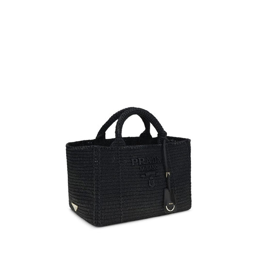 Prada Black Viscose Shoulder Bag