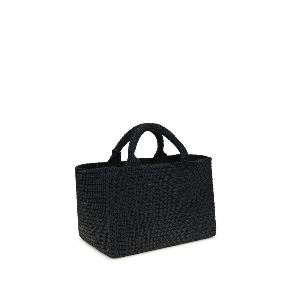 Prada Black Viscose Shoulder Bag
