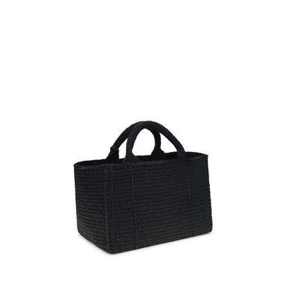 Prada Black Viscose Shoulder Bag