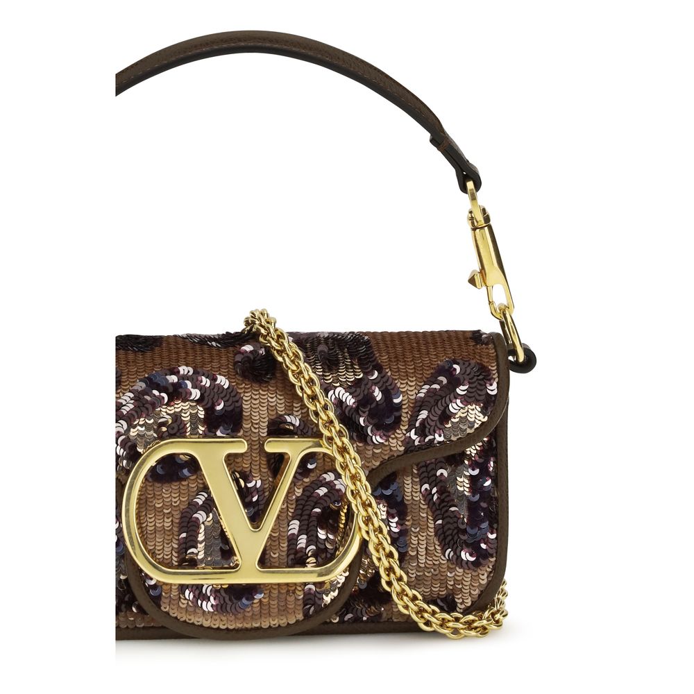 Valentino Garavani Multicolor Silk Shoulder Bag