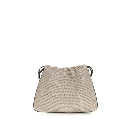 Brunello Cucinelli Beige Cotton Handbag