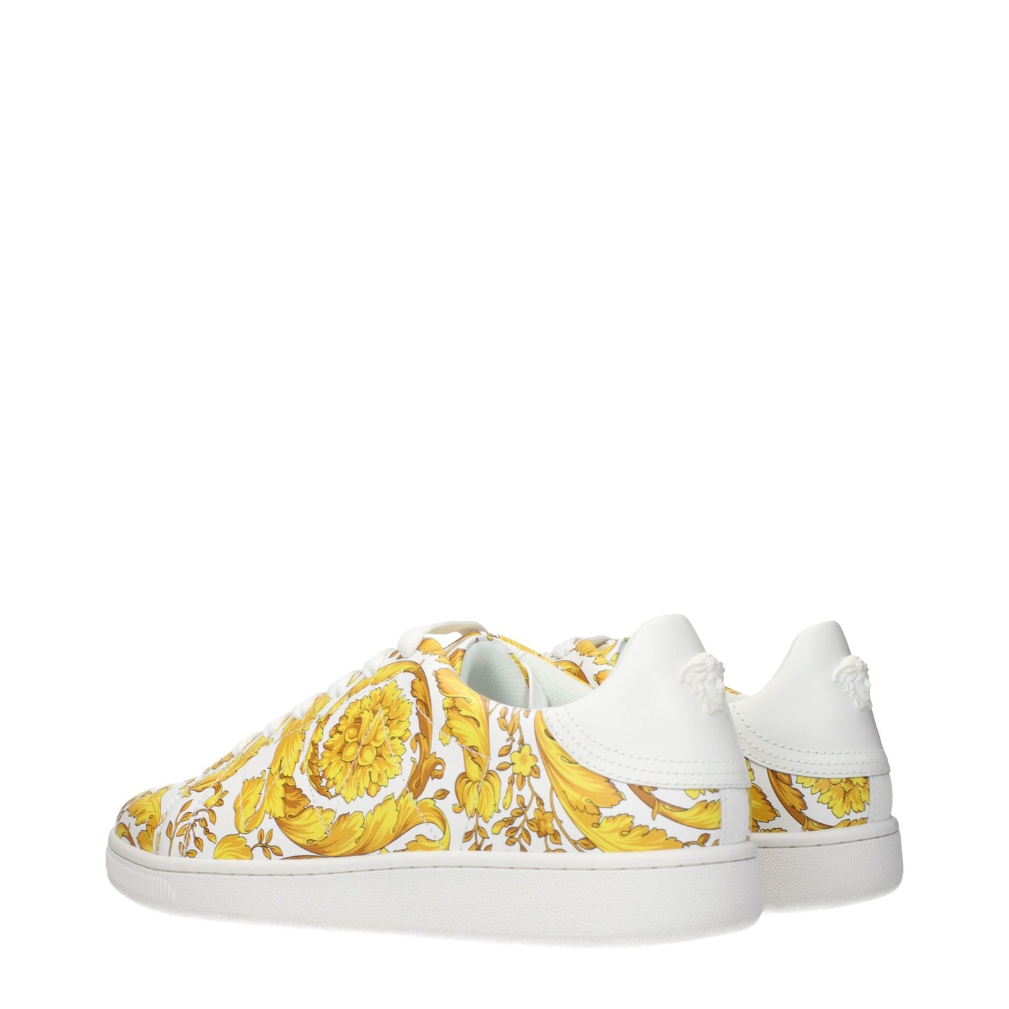 Versace Blue Leather Sneakers