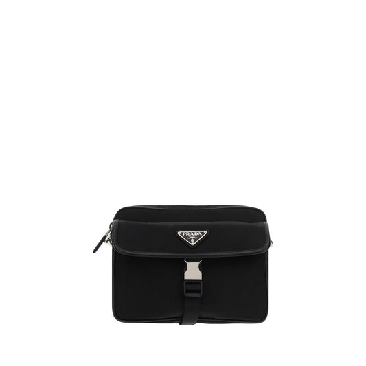Prada Black Recycled Polyamide Shoulder Bag