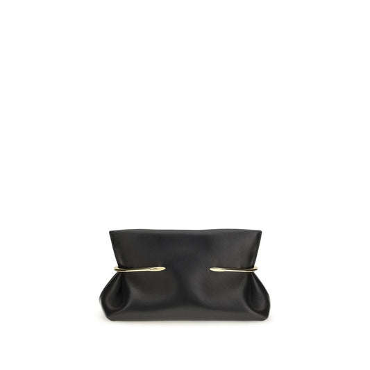 Givenchy Black Napa Leather / Calf Bos Taurus Clutch Bag
