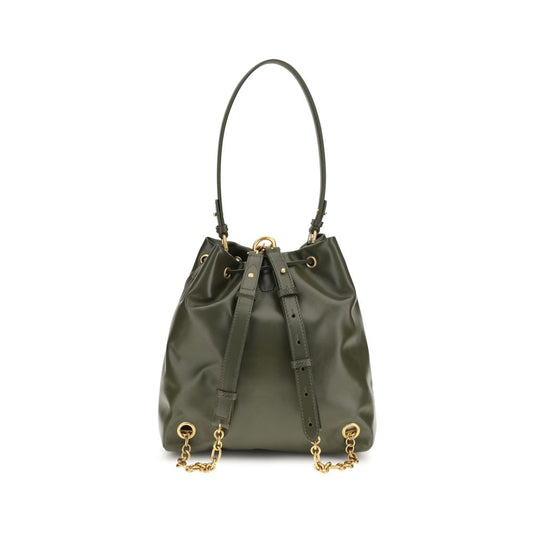 Balmain Bicolor Calf Leather Bos Taurus Backpack