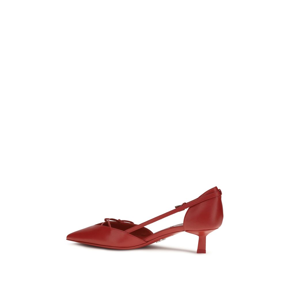Prada Multicolor Goatskin High Heel Pumps