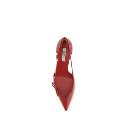 Prada Multicolor Goatskin High Heel Pumps