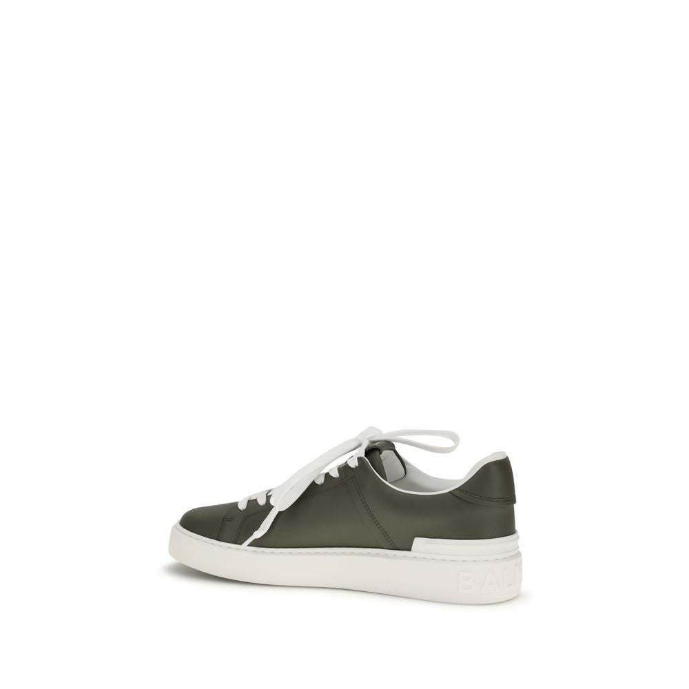 Balmain Bicolor Calf Leather Bos Taurus Sneakers