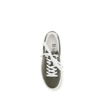 Balmain Bicolor Calf Leather Bos Taurus Sneakers