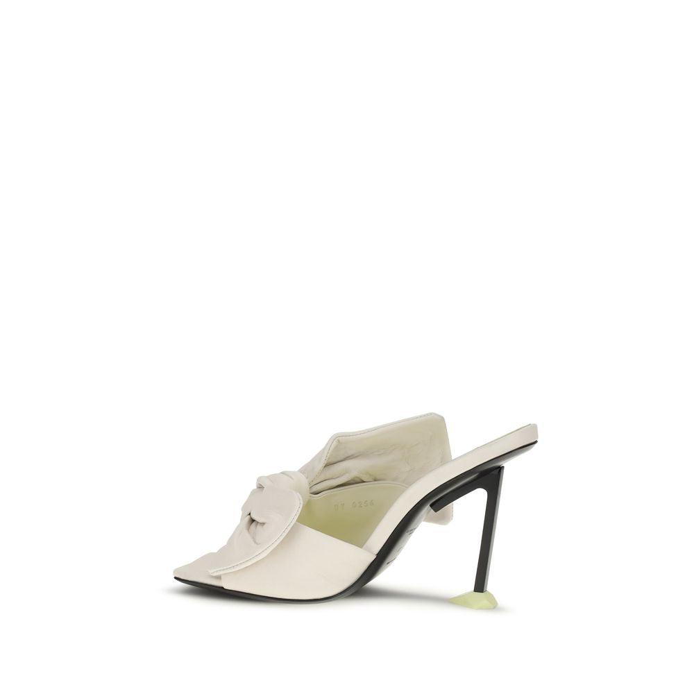 Givenchy White Lamb Ovis Aries Aries Mules