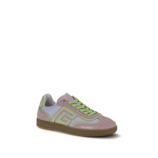 Balmain Multicolor Calf Leather Bos Taurus Athletic Sneakers