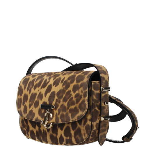 Jimmy Choo Brown Leather Crossbody Bag