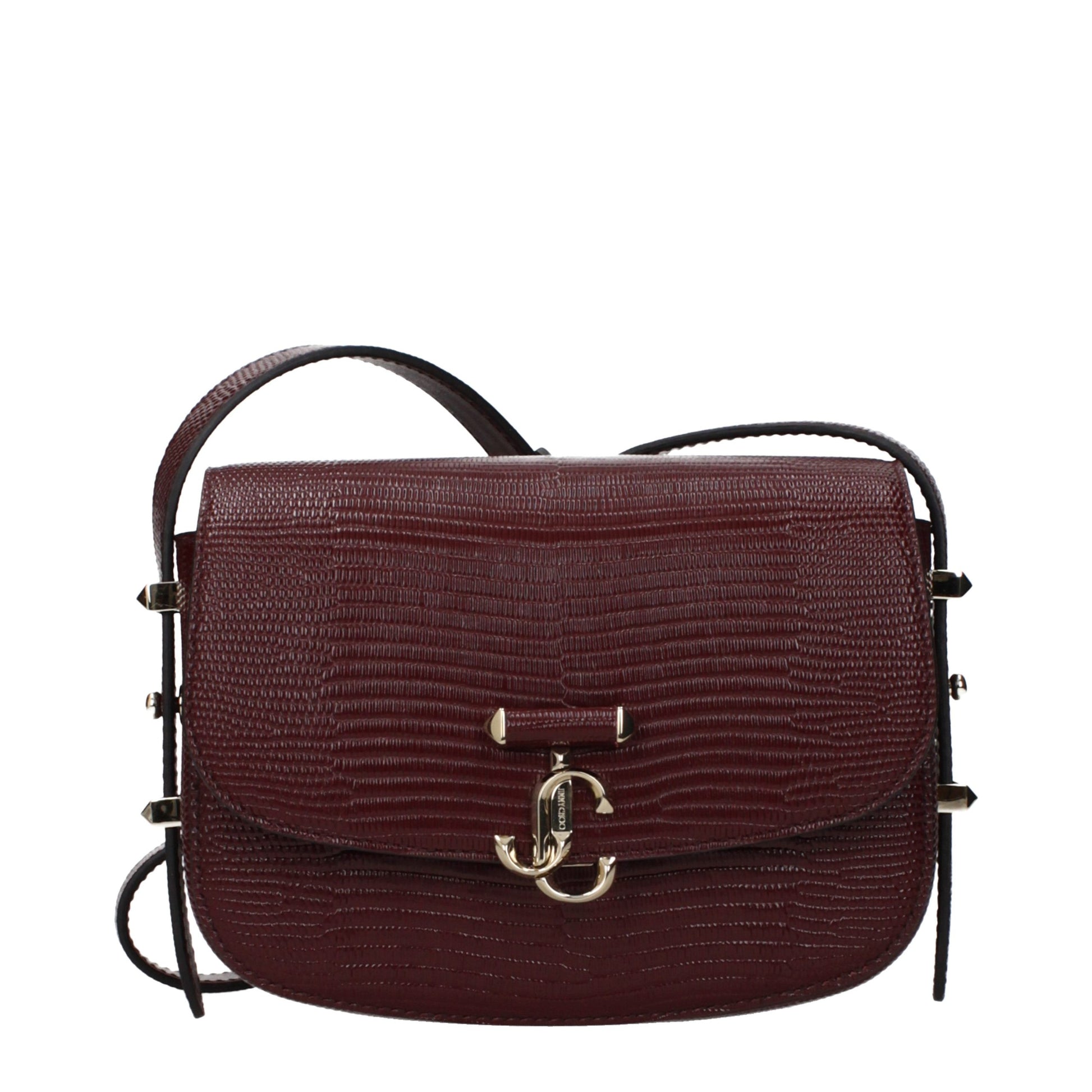 Jimmy Choo Red Leather Shoulder Bag