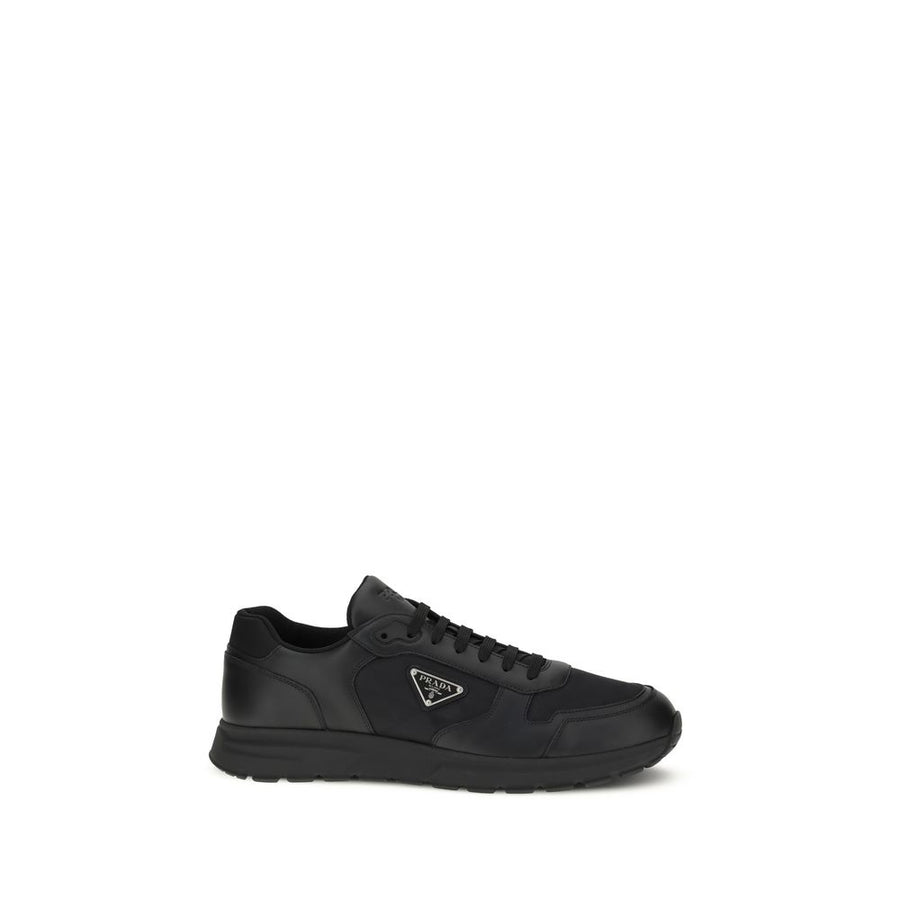Prada Black Recycled Polyamide Athletic Sneakers