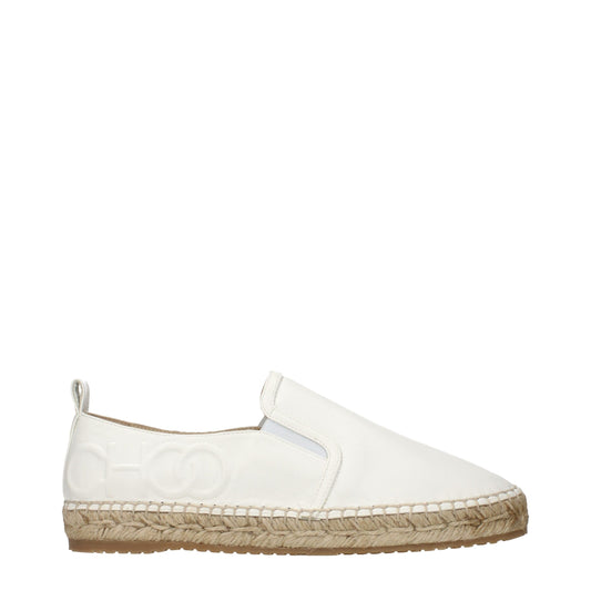 Jimmy Choo Blue Leather Espadrilles