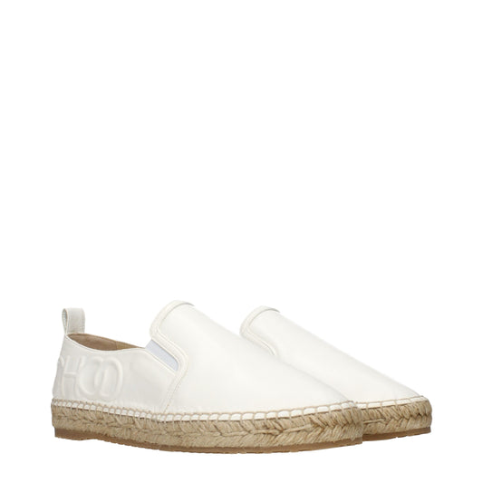 Jimmy Choo Blue Leather Espadrilles