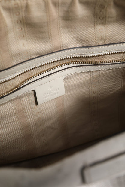 Gucci Medium Diamante Leather Boston Bag