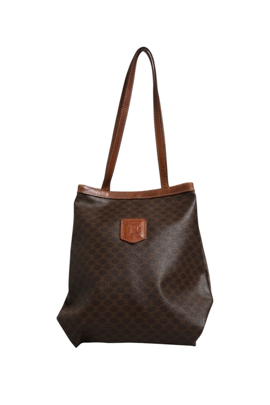 Celine Macadam Canvas Shoulder Tote Bag