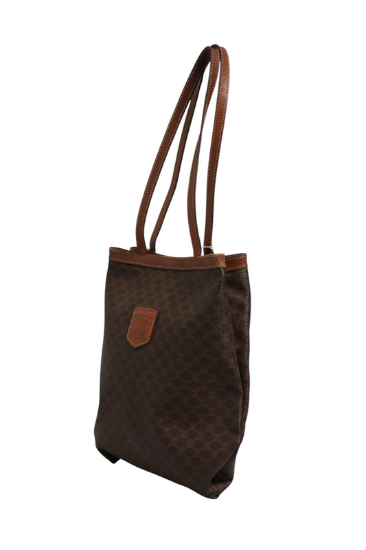 Celine Macadam Canvas Shoulder Tote Bag