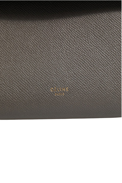 Celine Nano Belt Bag in Grained Calfskin Grey
