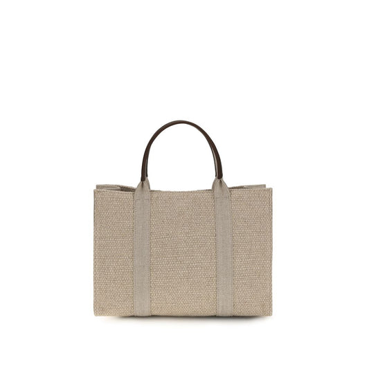 The Row Beige Fabric Shoulder Bag