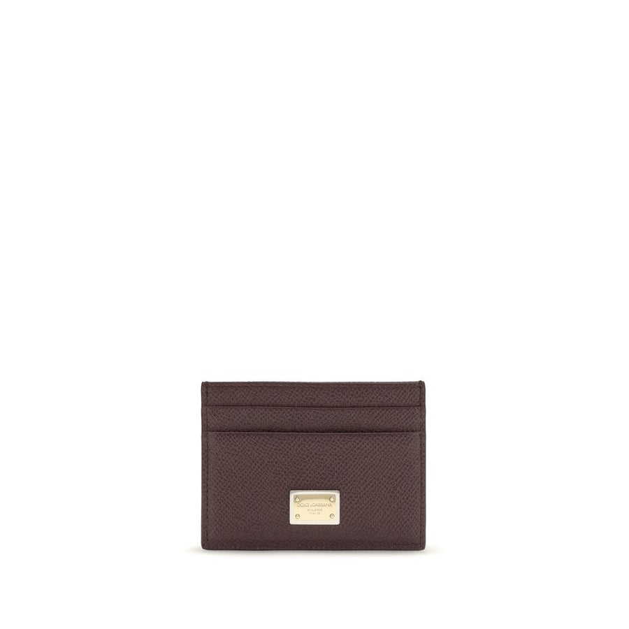Dolce & Gabbana Brown Calf Leather Bos Taurus Wallet
