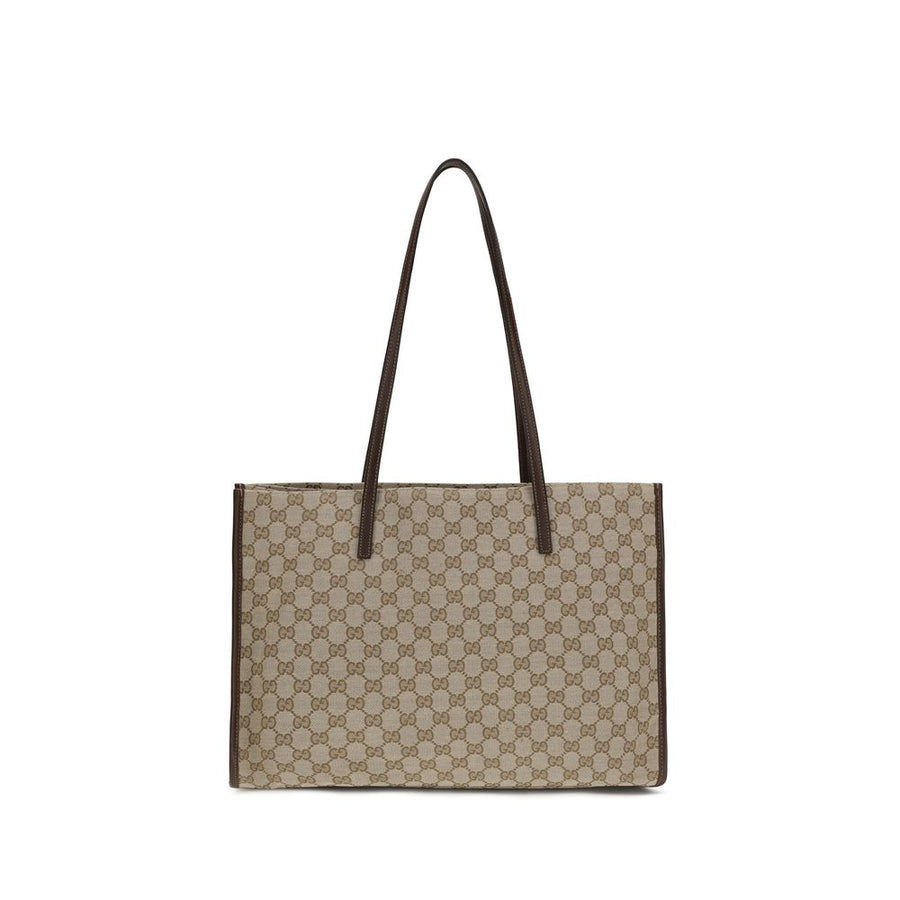 Gucci Beige Polyester Shoulder Bag