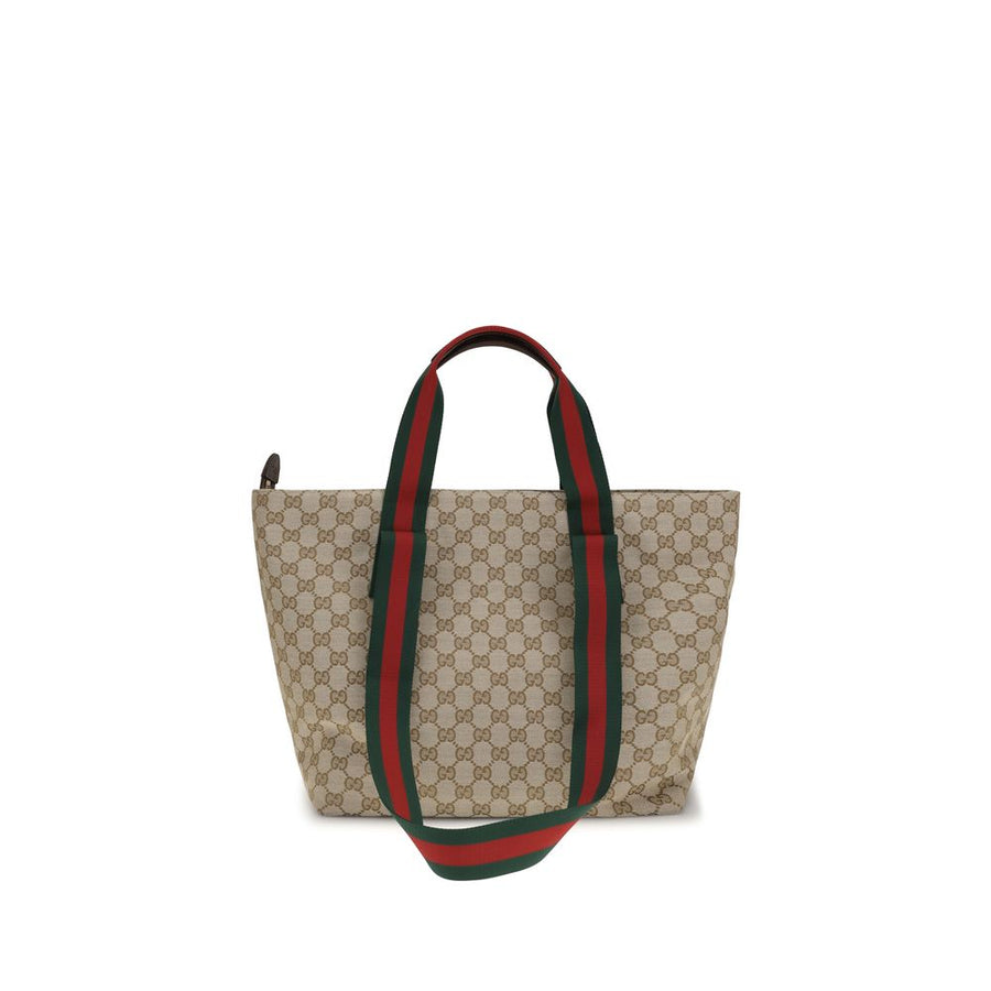 Gucci Beige Polyester Shoulder Bag